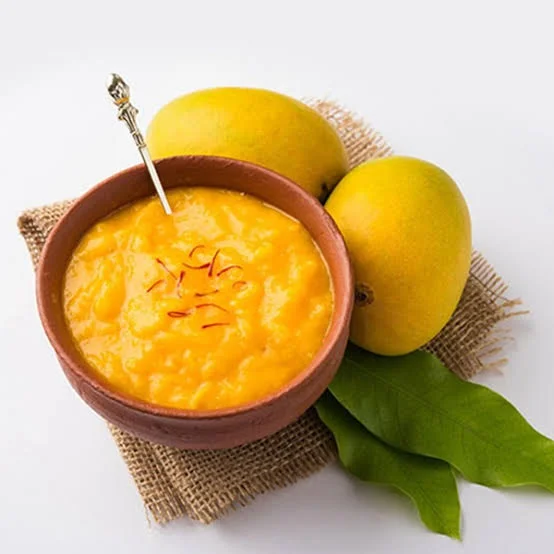 unsweetened mango pulp